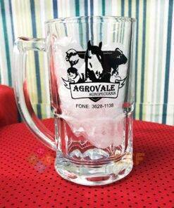 Caneca de Vidro Bristol 340ml Agrovale