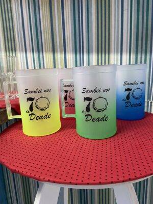 canecas de chopp 450 ml personalizadas degrade