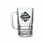 Caneca de Vidro Personalizada Lotus 350ml