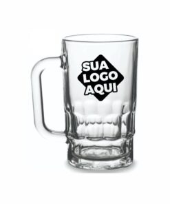 Caneca de Vidro Personalizada Lotus 350ml
