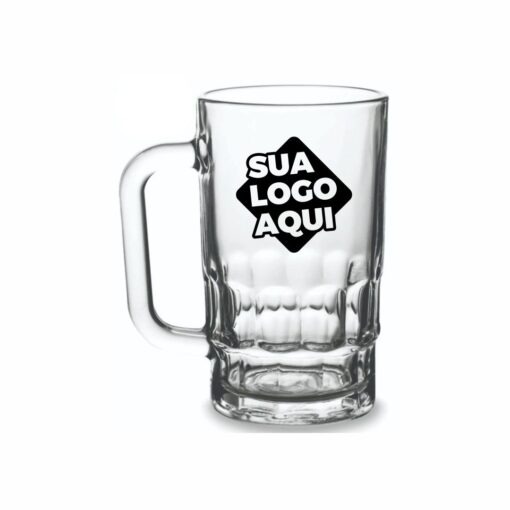 Caneca de Vidro Personalizada Lotus 350ml