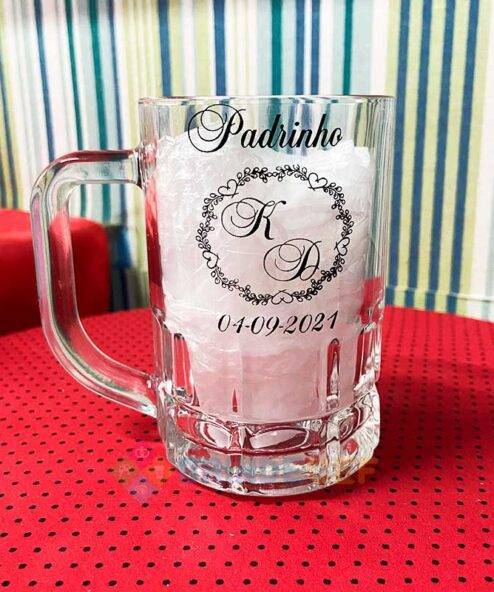 Canecas de Vidro Personalizadas de Chopp e para Brindes