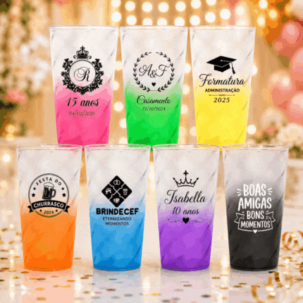 Copo Twister Degrade 550ml Personalizado