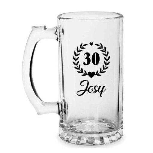 Caneca de Chopp de Vidro 500 ml