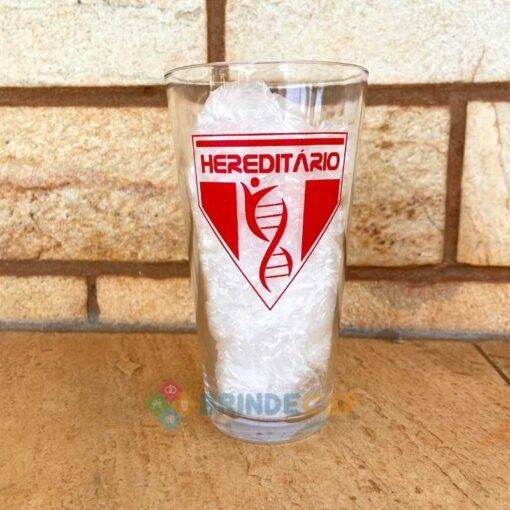 copo de vidro cairo personalizado hereditario
