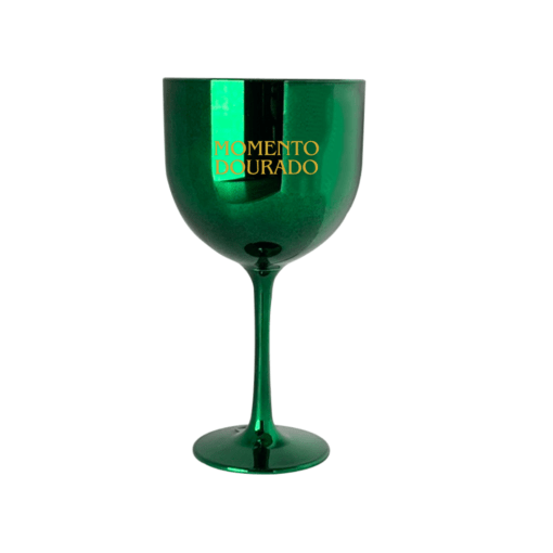 Taça de Gin de Acrílico Metalizada 550ml Personalizada