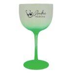 Taça de gin de Acrílico 475ml Degrade cor Verde André Medicina