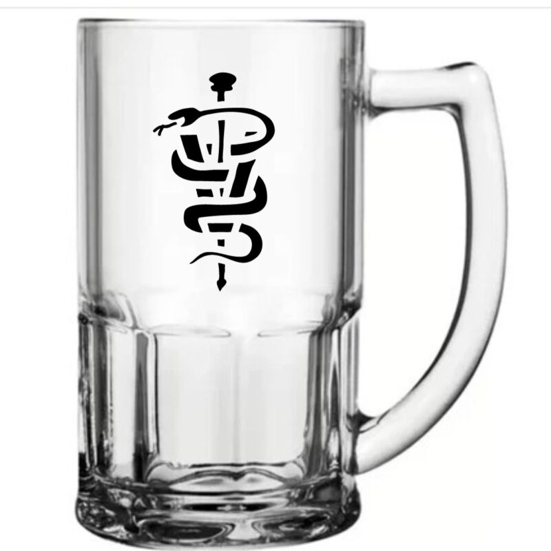 Caneca de Chopp de Vidro 340ml Jade