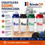 Coqueteleira 600ml Personalizada para Brindes