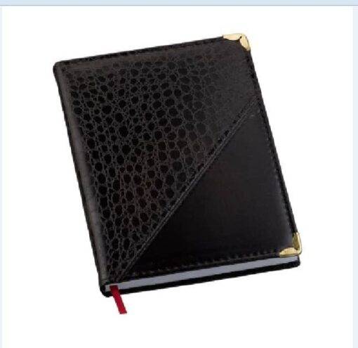 Agenda Croco Diagonal personalizadasPreta