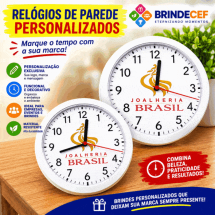 Relógios de Parede Personalizados Redondo