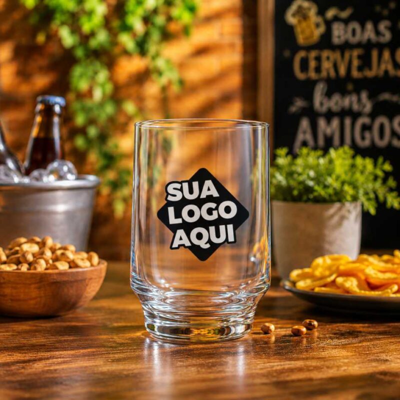 Copo de Vidro Personalizado Light 260ml