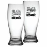 Copos de Cerveja de Vidro Personalizados Modelo Munich Cerveja 530ml