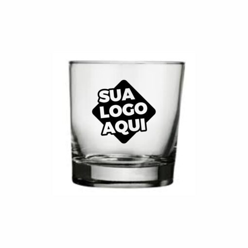Copo de Vidro Personalizado Whisky Atol 310ml