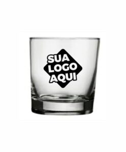 Copo de Vidro Personalizado Whisky Atol 310ml