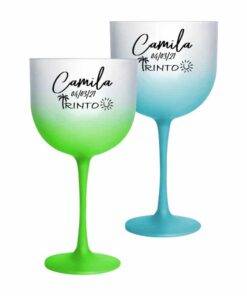 Taça de Gin de Acrílico Degrade 600ml