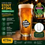 Copo de Vidro Personalizado Stout 473ml