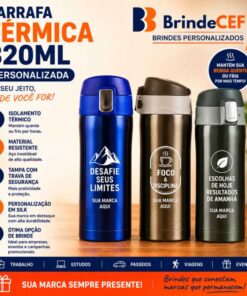 Garrafa Térmica 320ml Personalizada
