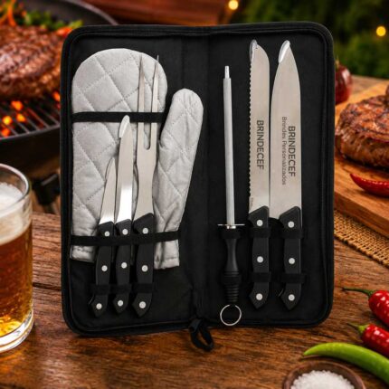 Kit Churrasco co 7 peças Personalizado