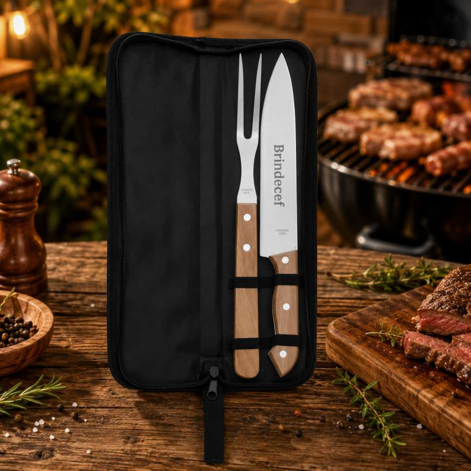 Kit Churrasco 2 Peças Personalizado Kit Churrasco 2 Peças Personalizado