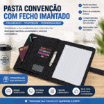 Pasta Convenção com Fecho Imantado Personalizada