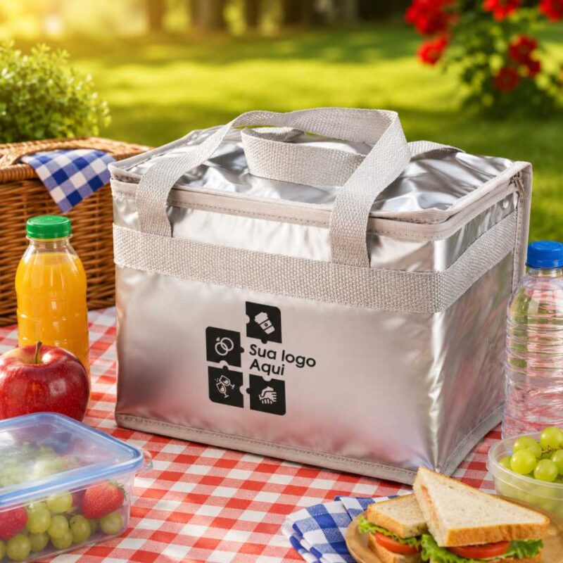 Bolsa térmica 13 litros pvc laminado Personalizada