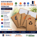 Bloco de Anotações Ecológico Personalizado