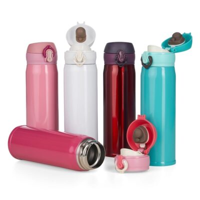 Garrafa Térmica Personalizada Inox 400ml 1 GARRAFA TÉRMICA INOX 400ML 2