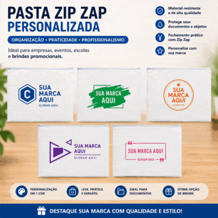 Pasta Zip Zap Personalizada