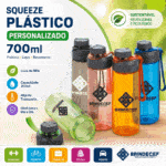 Squeeze Plastico Personalizado 700ml