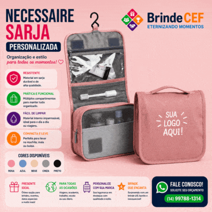 Necessaire Sarja Personalizada
