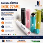 Garrafa Térmica Inox 275ml Personalizada