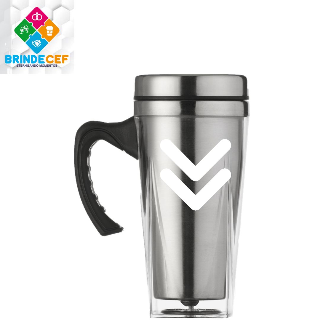Caneca Acrílica 450ml Tampa Rosqueavel Caneca Acrílica 450ml Tampa Rosqueavel