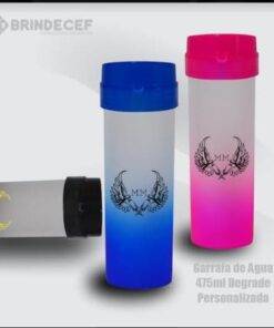 Garrafa de Agua Personalizada 475ml Degradê