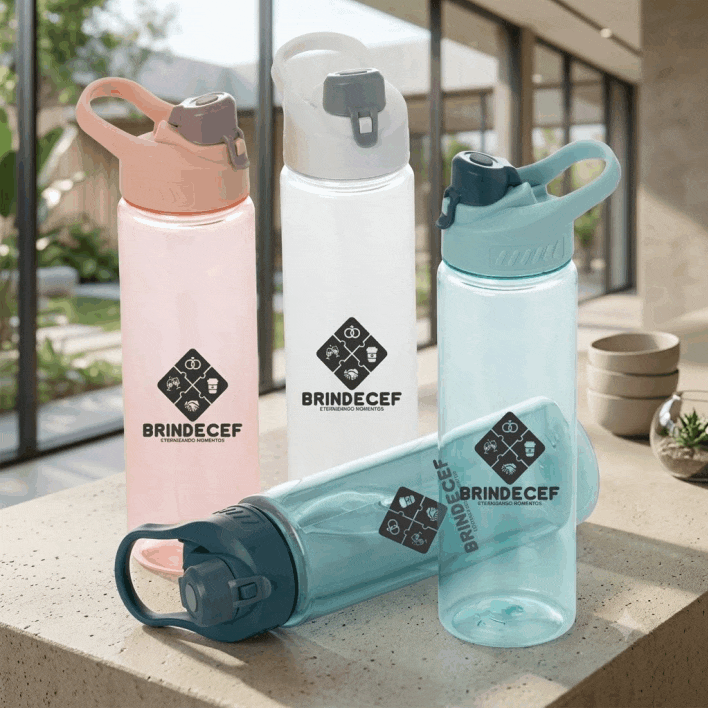Squeeze Plástico 700ml com alça personalizado