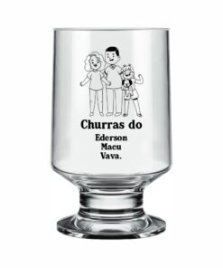 Taça Casual Vidro 260ml Personalizada