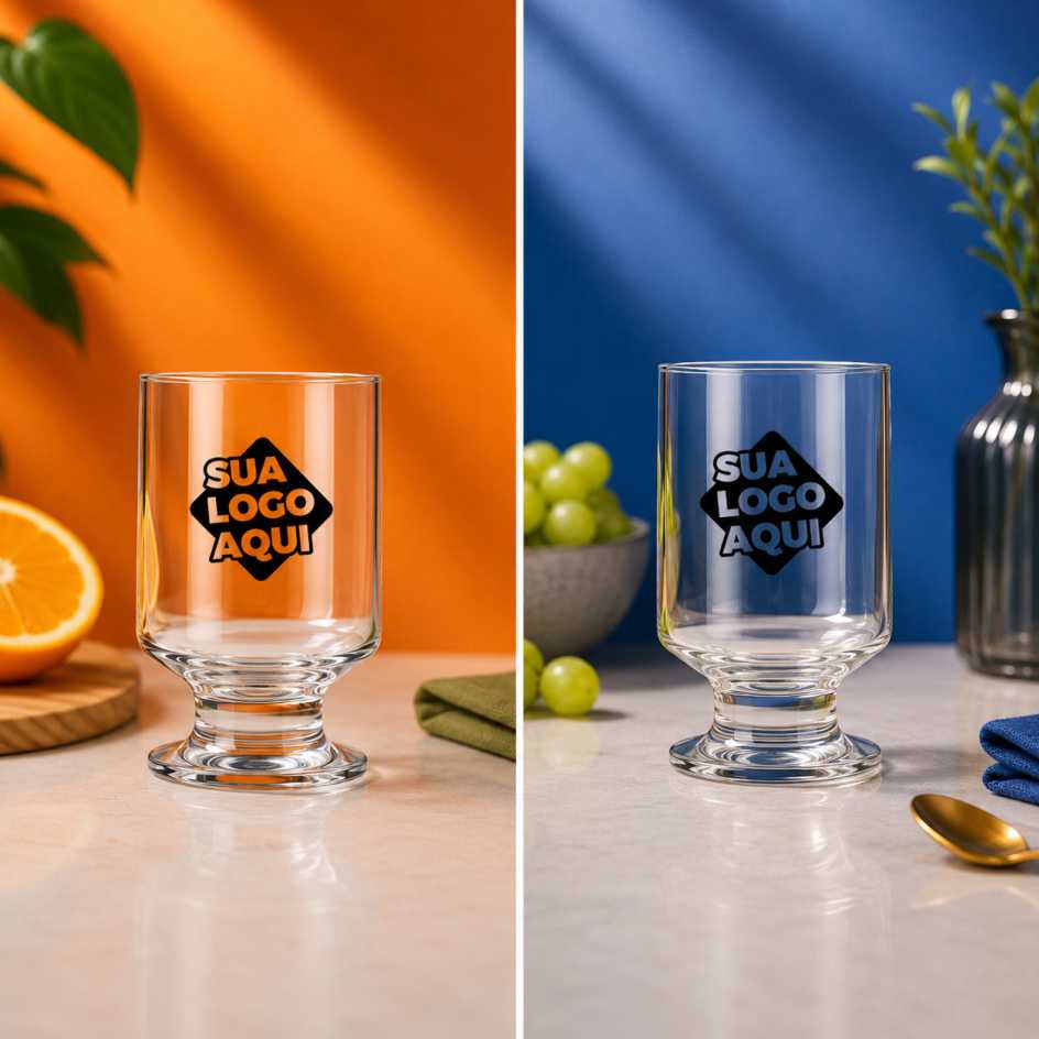 Taça de Vidro Personalizada Casual 260ml Taça de Vidro Personalizada Casual 260ml