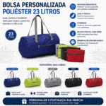 Bolsa Personalizada Poliéster 23 Litros