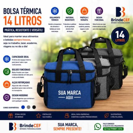 Bolsa Térmica 14 Litros Personalizada