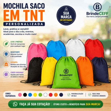 Moachila Saco em TNT Personalizado