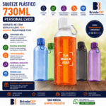 Squeeze Plástico 730ml Personalizado