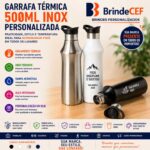 Garrafa Térmica 500ml Inox Personalizada