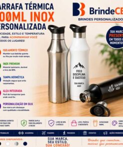 Garrafa Térmica 500ml Inox Personalizada