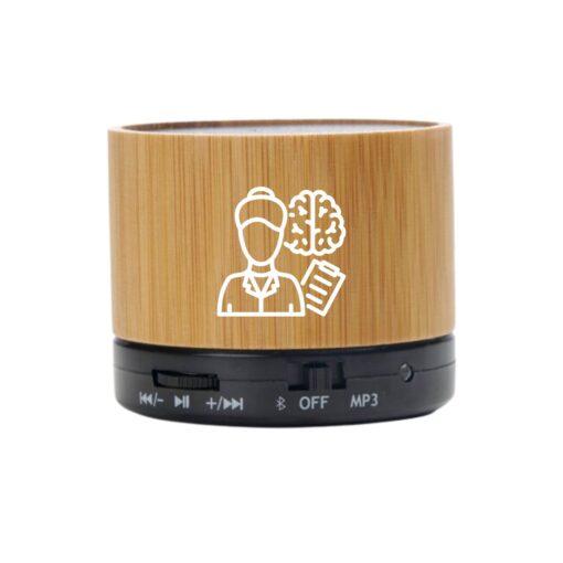 Caixa de Som Multimídia Bambu Personalizada