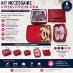 Kit Necessaire 6 Peças Personalizada