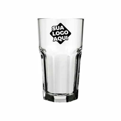 Copo de Vidro Personalizado Bristol 340 ml
