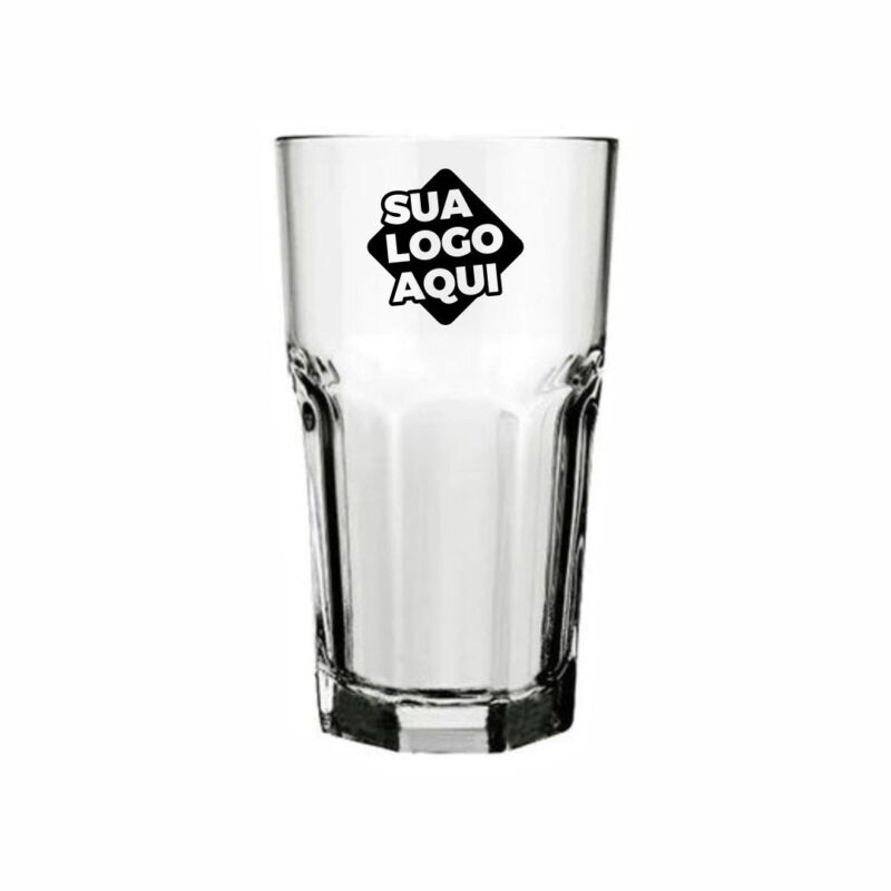 Copo de Vidro Personalizado Bristol 340 ml