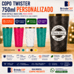 Copos Twister Personalizados 750 ml Borda