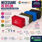 Necessaire Personalizada de Nylon para Brindes