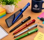 Caneta Plástica Touch Suporte Personalizada